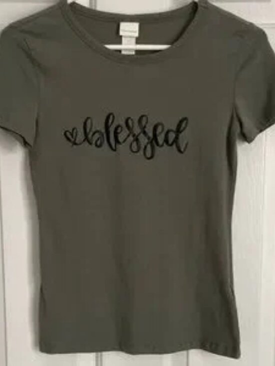 Tops - Blessed Olive Green T-Shirt